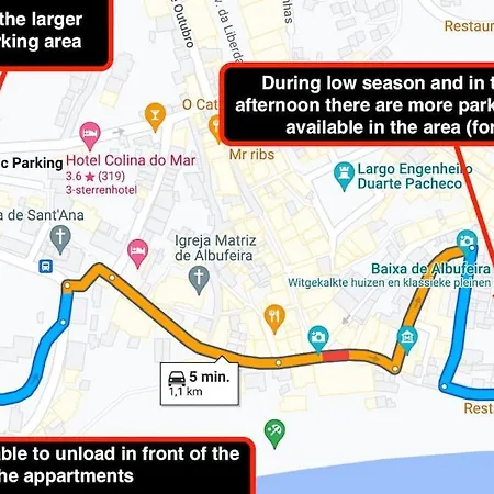 アパート Old Fisherman's Corner 14 - Centro Old Town アルブフェイラ